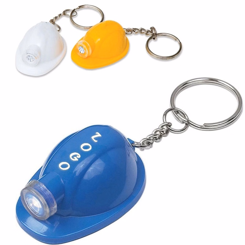 Hard Hat LED Keychain