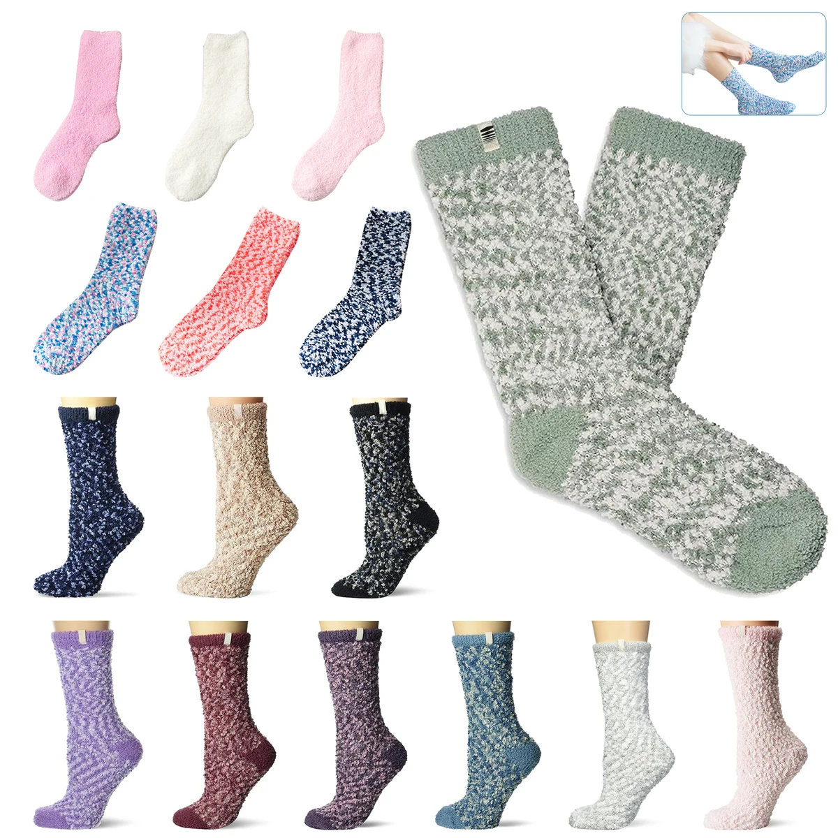 Women's Cozy Chenille Sock 1