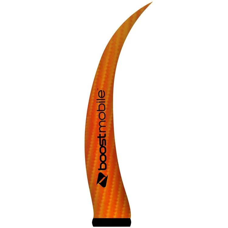 AirePin™ LED Inflatable Column, Horn_Orange Boost Mobile - 7.5'H 1