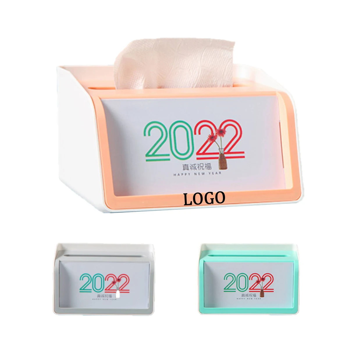 Desktop Tissue Holder With Calendar 1