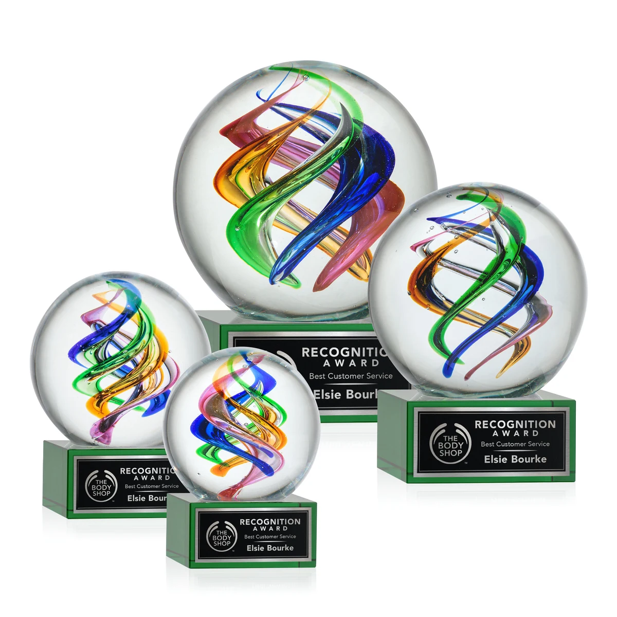 Galileo Award on Hancock Base - Green 1