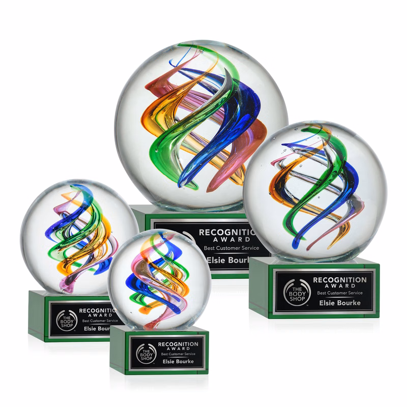Galileo Award on Hancock Base - Green