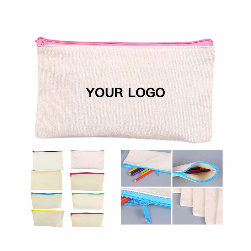 Customizable Canvas Pouch for Daily Essentials