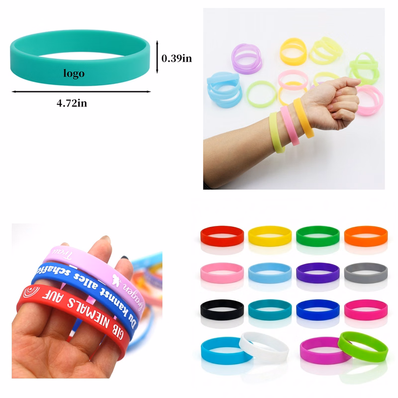 Solid Color Silicone Wristbands