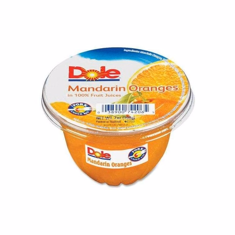 Dole Fruit Cups - Mandarin Oranges 7 oz 12 Pack