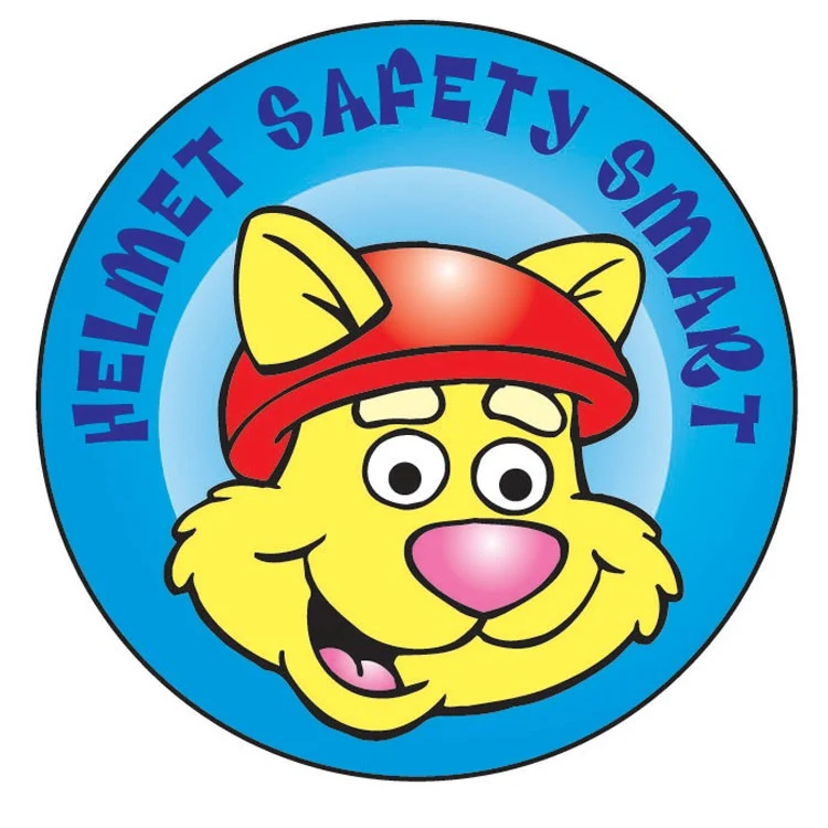 STICKERS - Helmet Safety Smart Sticker Roll 1