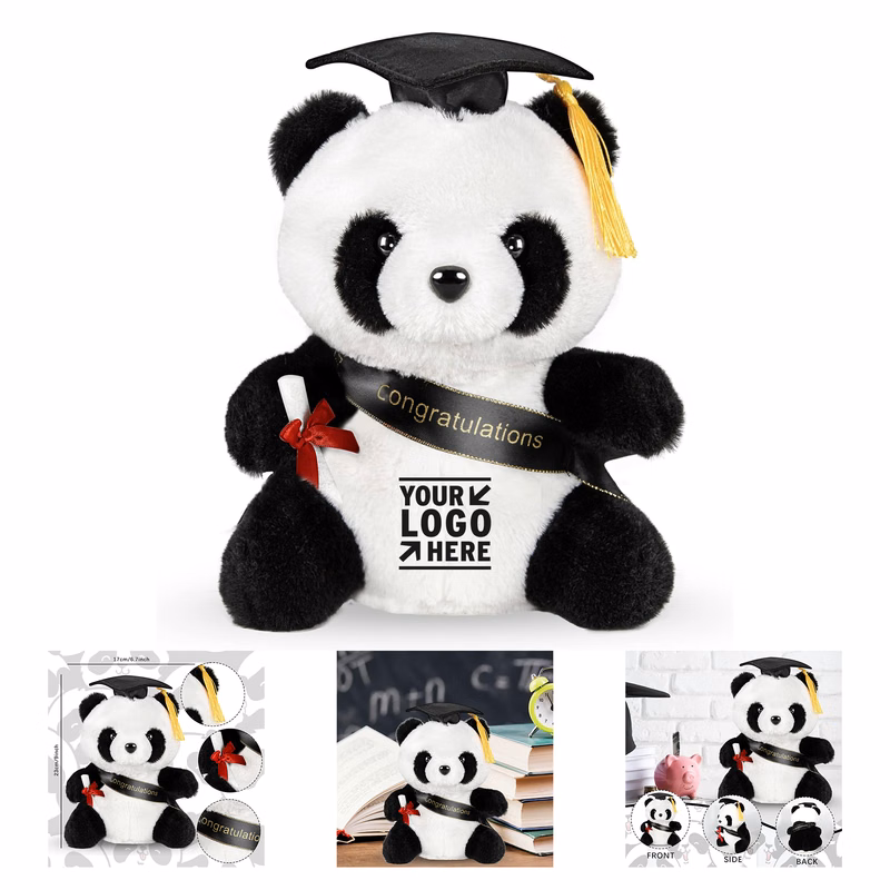 Graduation Plush Panda Bear