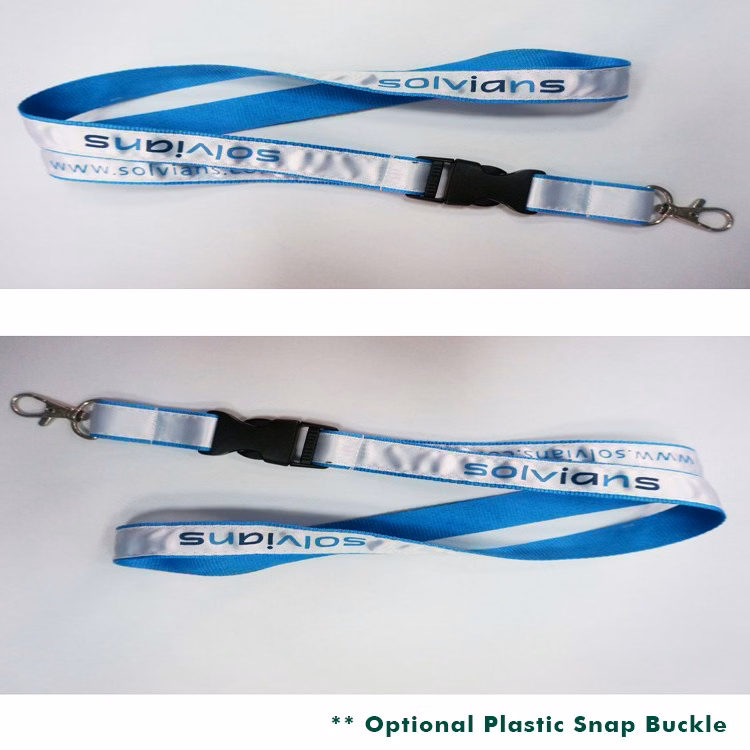 5/8" Polyester Lanyard with Printed Logo Strap