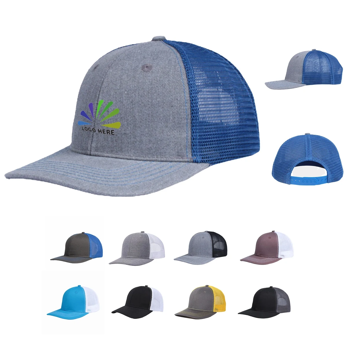 Classic Adjustable Snapback Trucker Cap 1