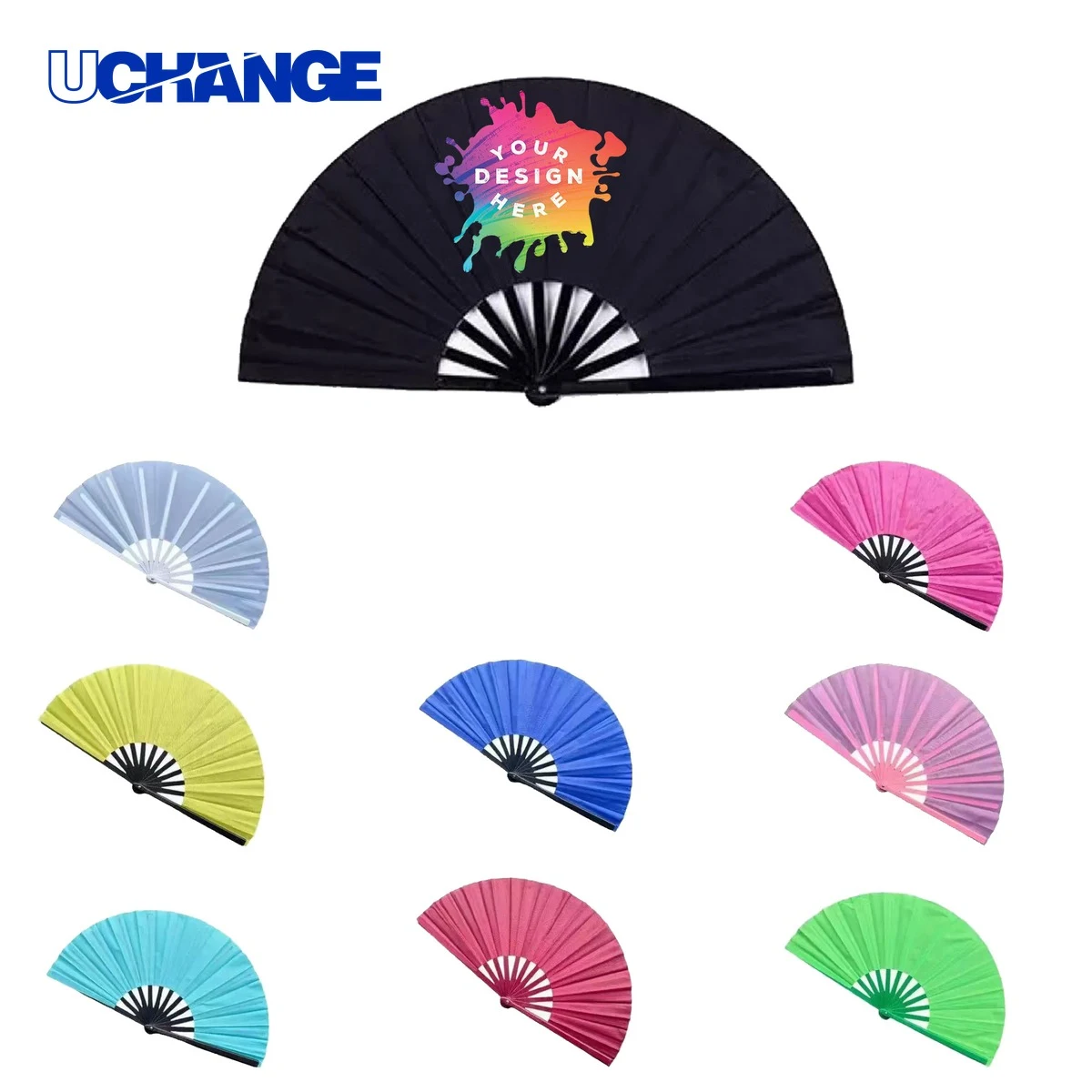 Full Color Custom Hand Fan for Promotions 1