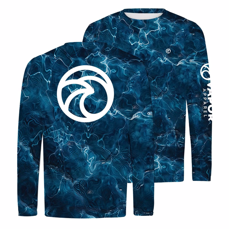 Vapor Apparel Full Sublimation Men's Lightweight Long Sleeve Shirt