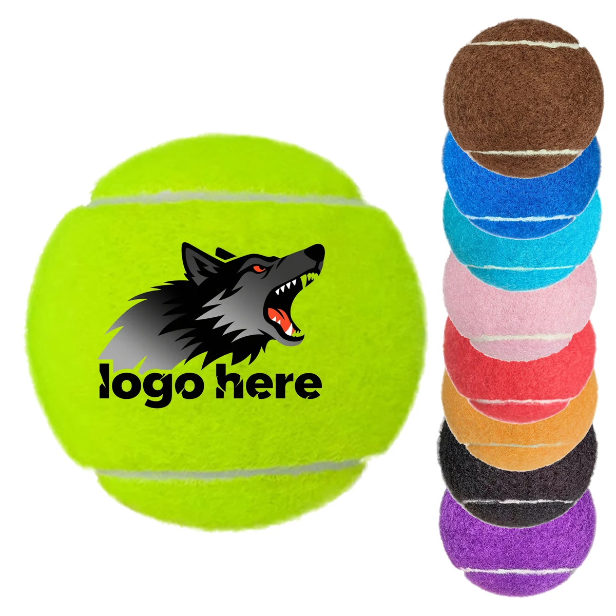 Heavy Duty Chew Proof Dog Ball 2.5 Inch 1