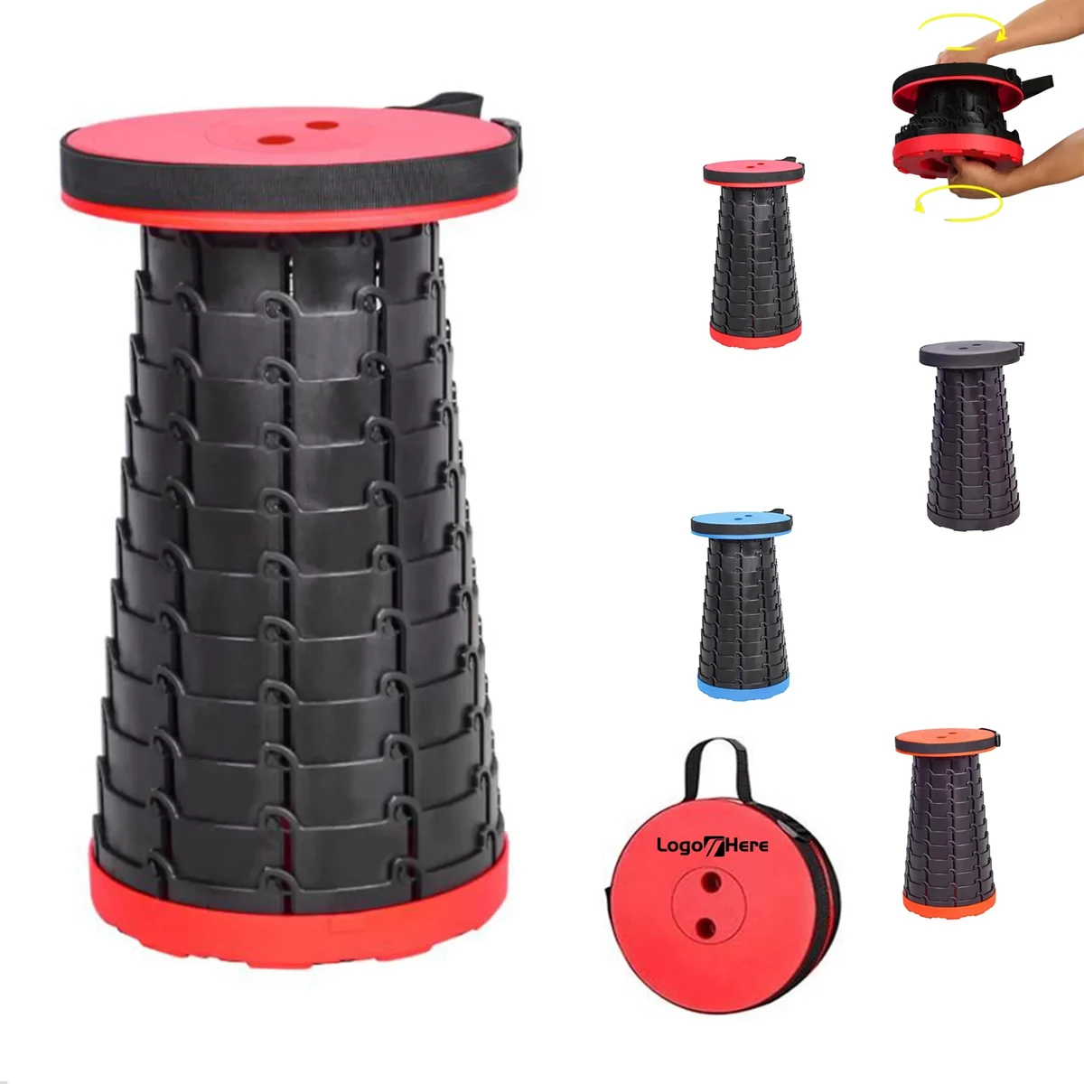 Portable Fishing Chair Retractable Folding Stool 1