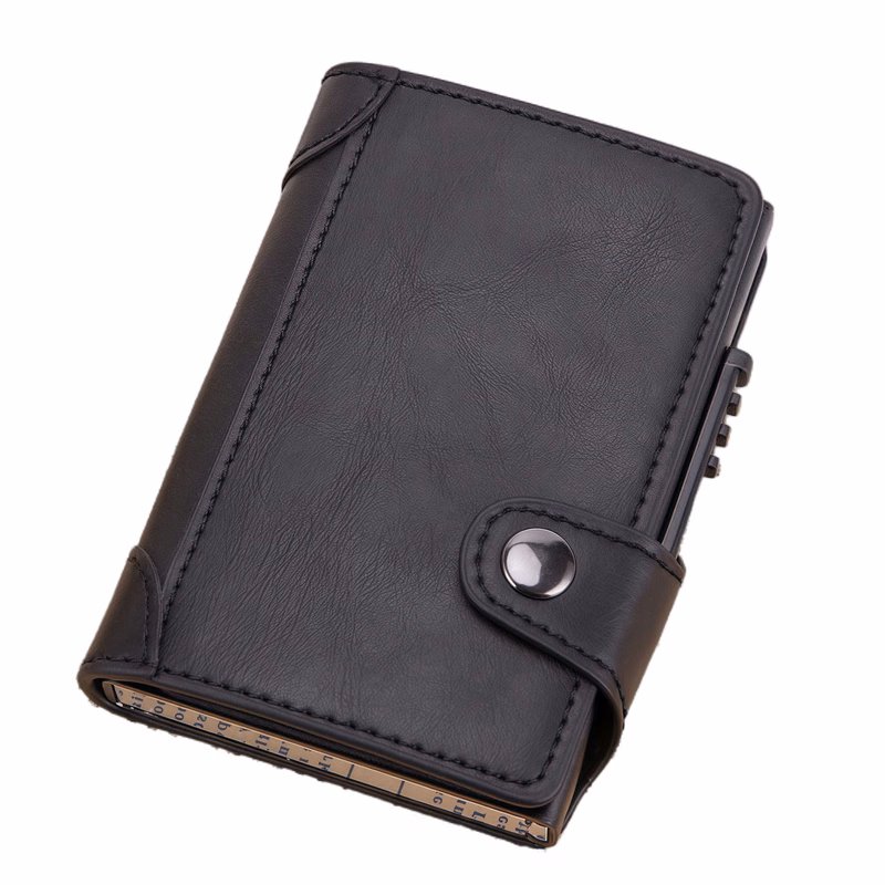 RFID Blocking Card Holder - PU Leather Slim Credit Card Sleeve