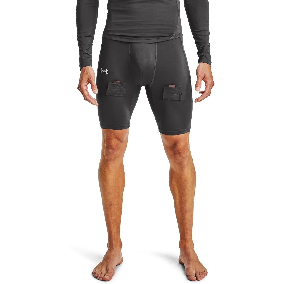 UA Hockey Compression Men's 9 Shorts 1