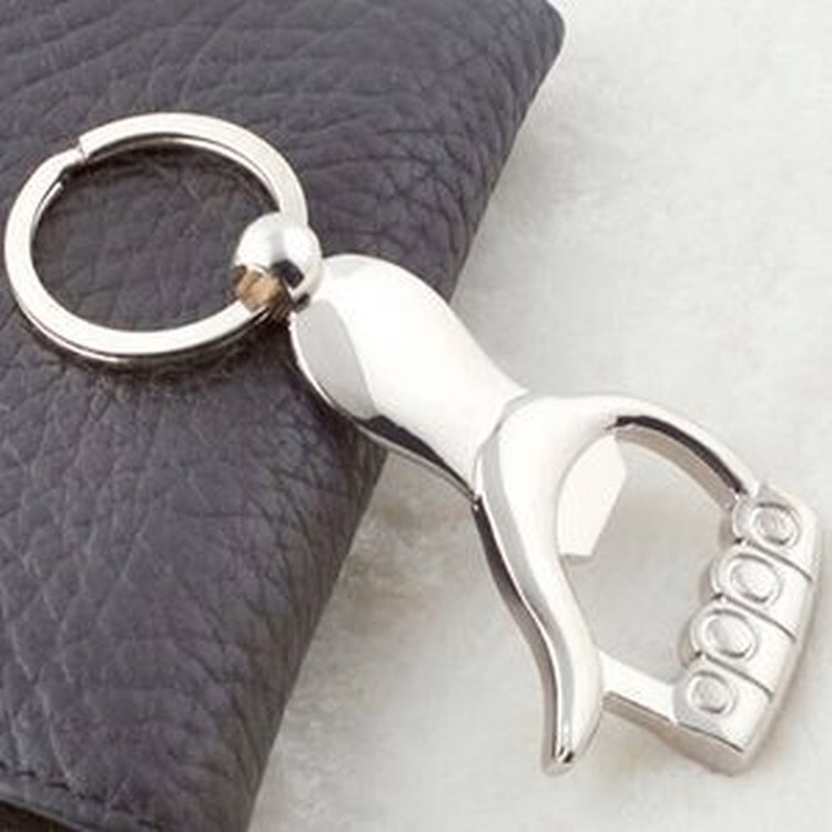 Hand Shaped Bottle Opener Key Chain