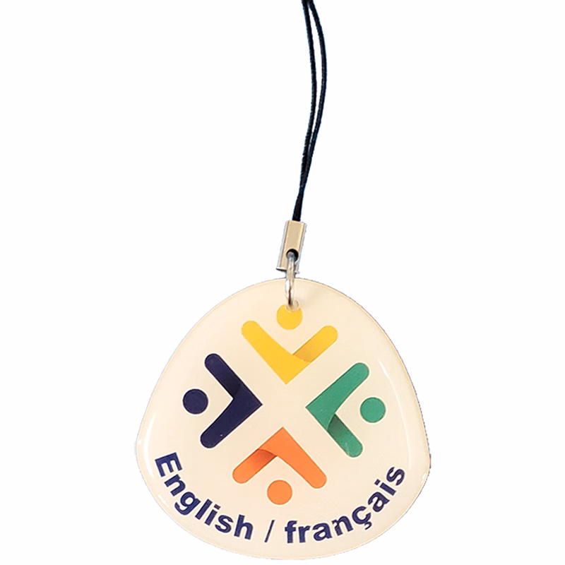 Multipurpose pendant / charm / tag with custom shape from 2.1 to 3 Sq. In. (Single Sided)