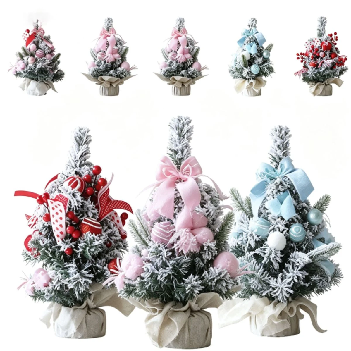 Mini Tabletop Christmas Tree With Lights 1
