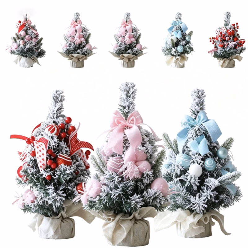 Mini Tabletop Christmas Tree With Lights