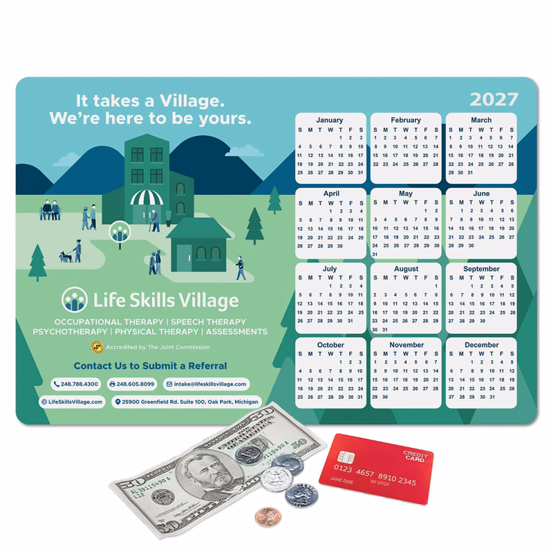 Vynex DuraTec Calendar Counter Mat-10"x15"x1/8"