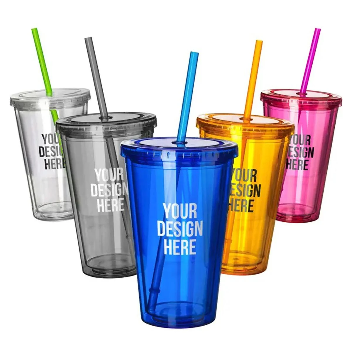 Transparent Plastic Cup 16oz 1