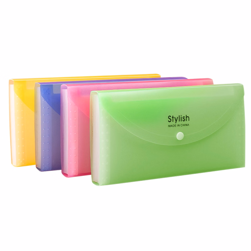 Multi-Layer Frosted Document Organizer Folder