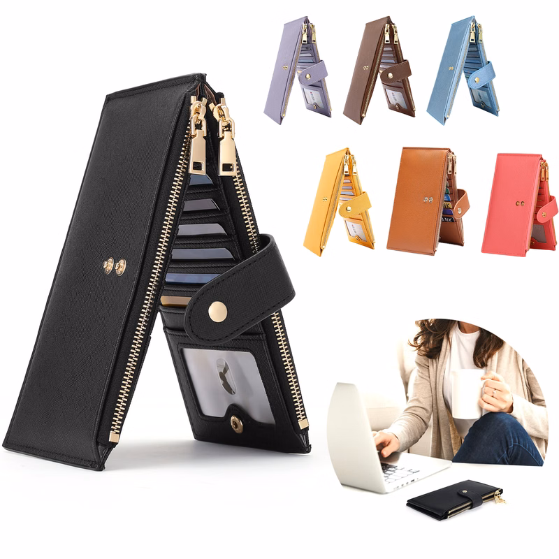Slim RFID Blocking Bifold Credit Card Holder Wallet
