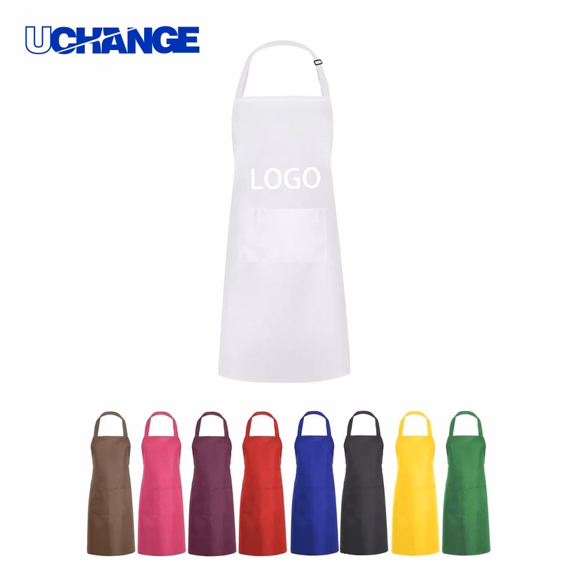 Unisex Bib Work Apron with Pockets