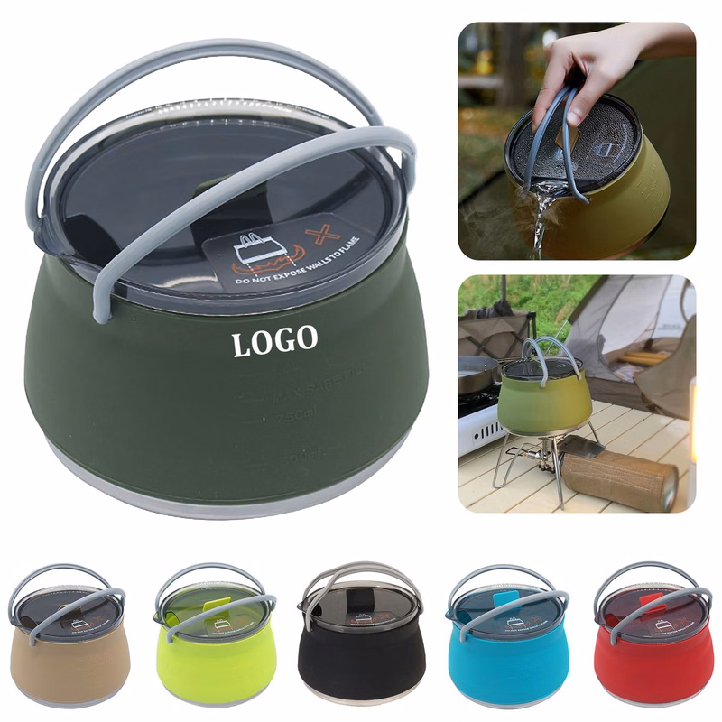 1L Collapsible Silicone Cooking Kettle