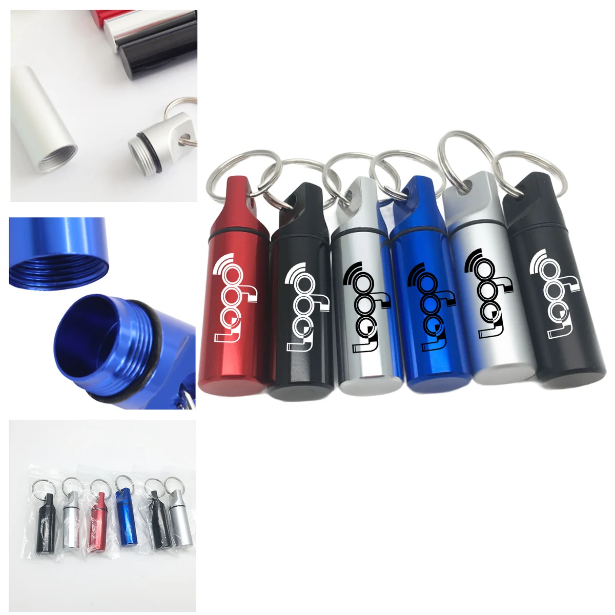 Durable Aluminum Waterproof Pill Tube 1