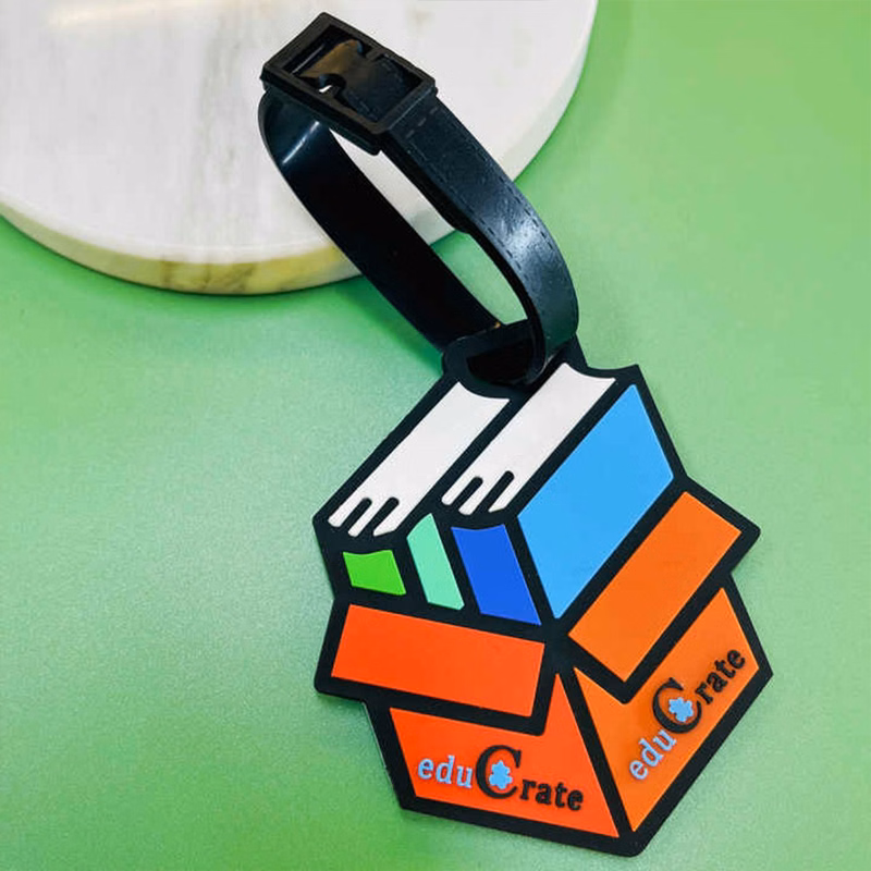 Full Custom PVC Luggage Tag - 3D