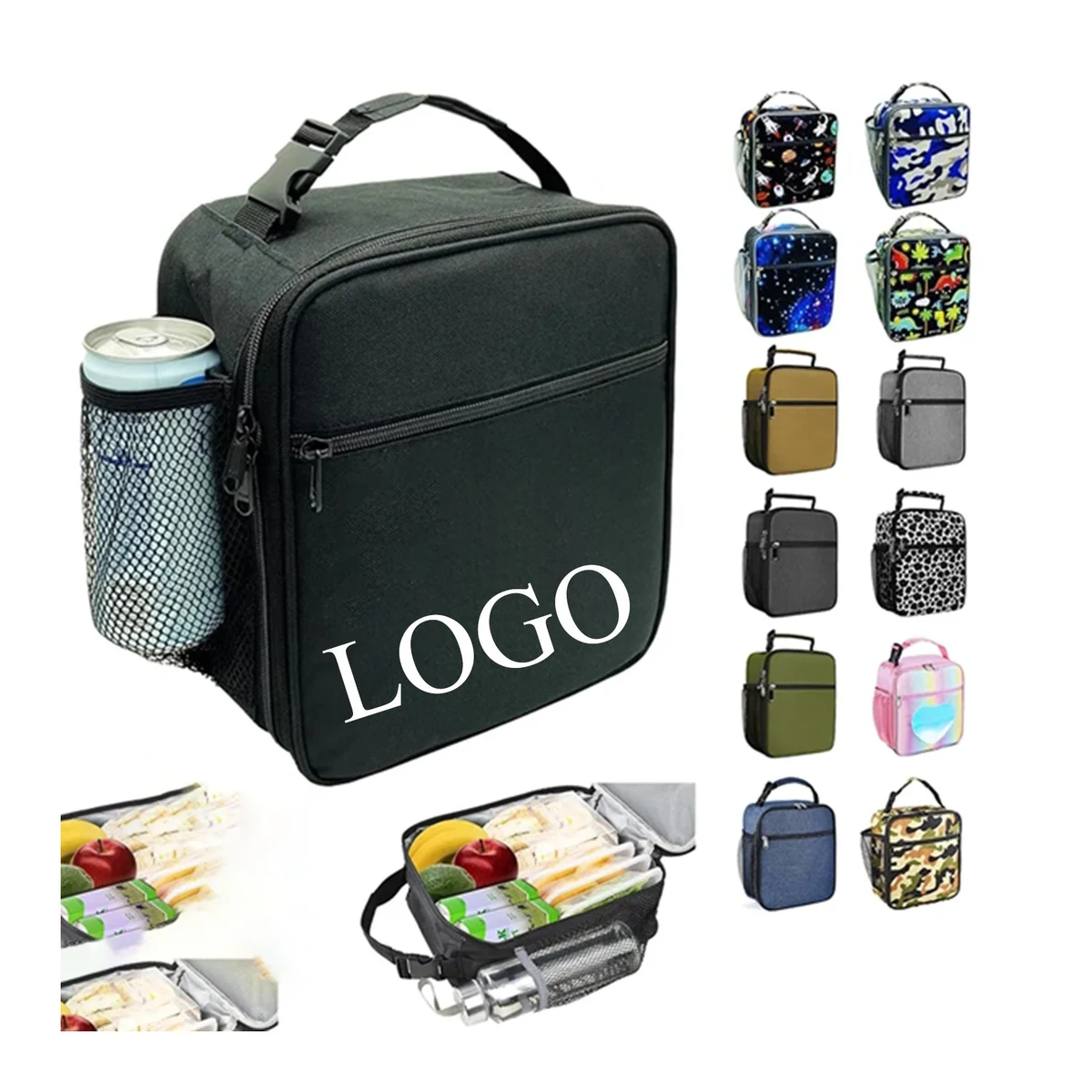 Reusable Insulated Cooler Lunch Box Bag For Travel 1