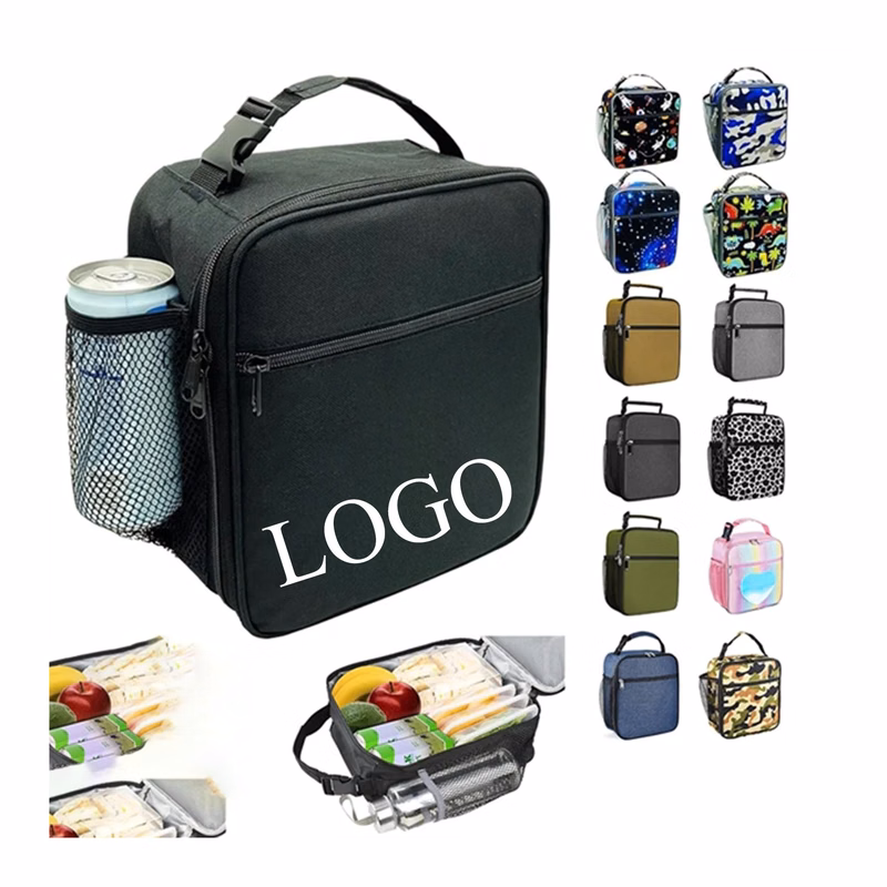 Reusable Insulated Cooler Lunch Box Bag For Travel