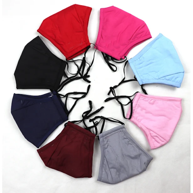 Washable and Reusable Cotton Face Shield 1