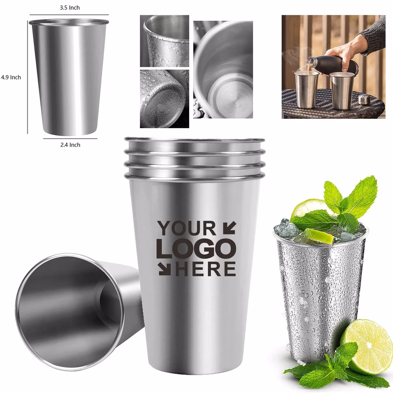 17 Oz. Stainless Steel Pint Cup