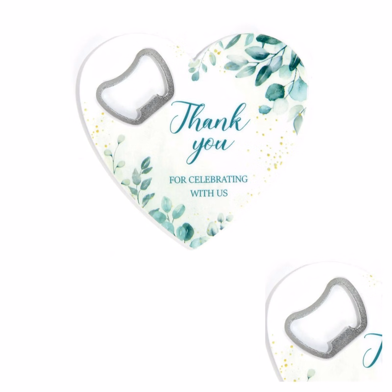 Rust Resistant Heart Shaped Bottle Opener