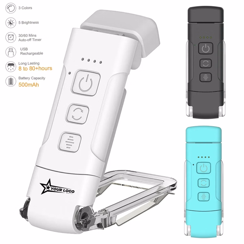 Portable Rechargeable Kids Clip On LED Reading Lights