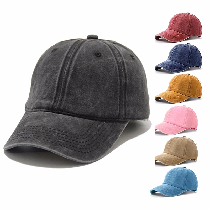 Unisex Vintage Washed Distressed Baseball Hats Caps