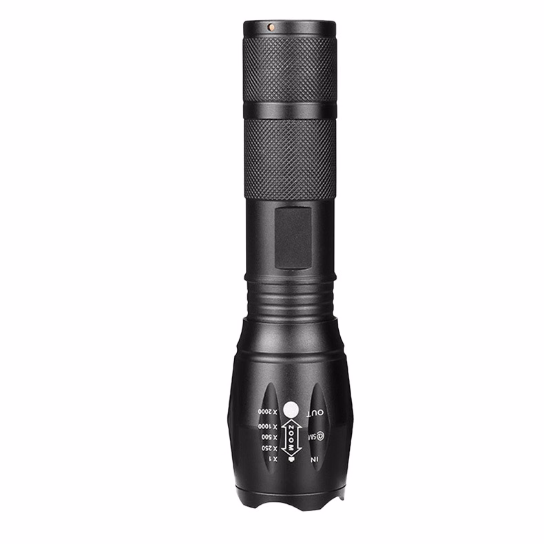 Tactical LED Zoom Flashlight