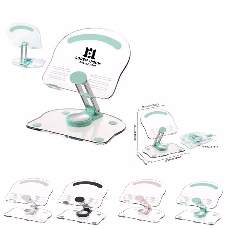 Transparent Adjustable Foldable Tablet Holder
