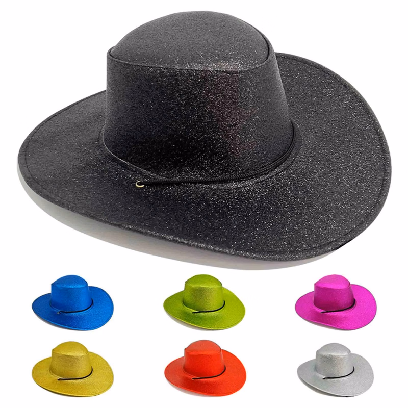 Flash Powder Western Cowboy Hat