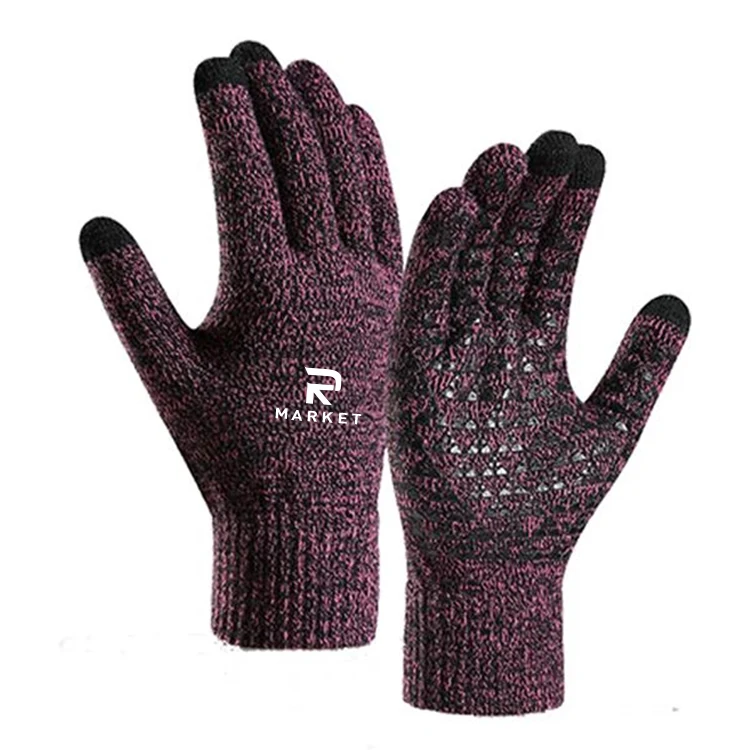 Touch Screen & Anti-Slip Cycling Winter Glovesmade of soft materials 1