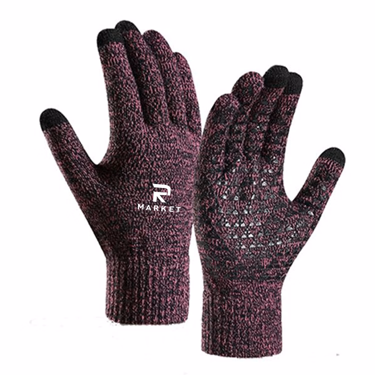 Touch Screen & Anti-Slip Cycling Winter Glovesmade of soft materials