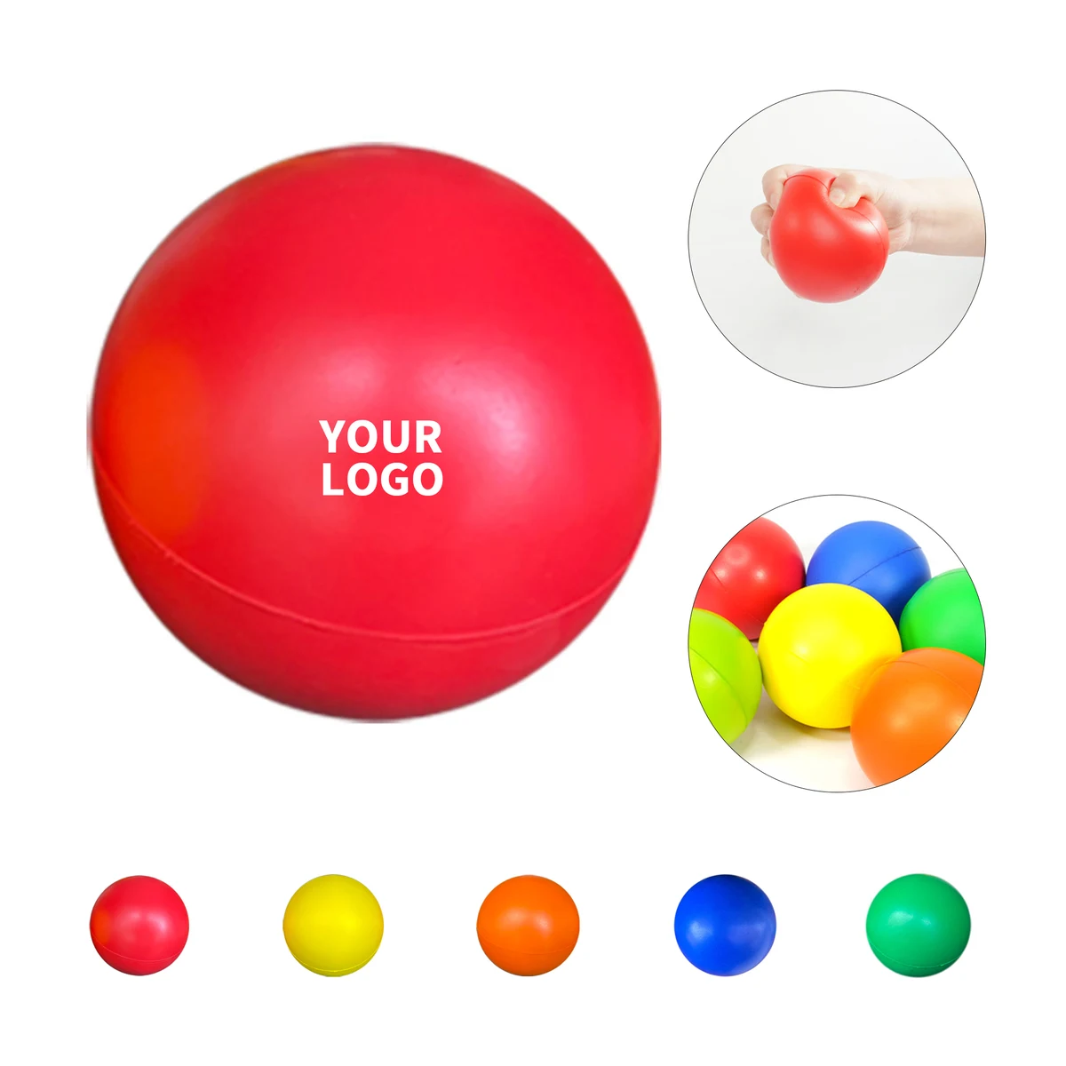 Soft Squeeze Stress Relief Ball 2.4" 1