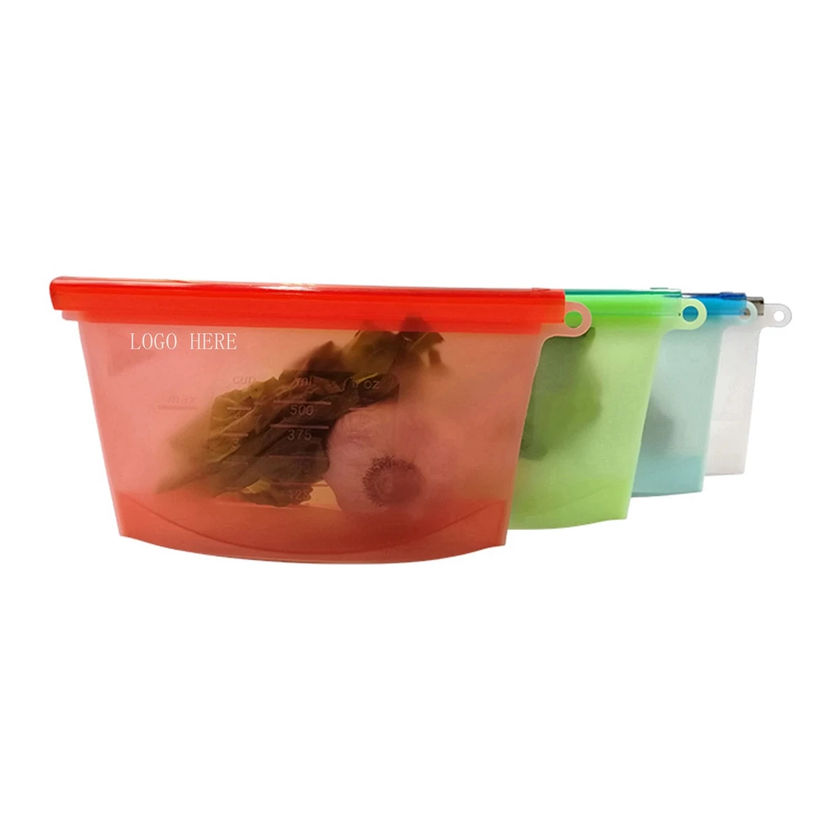 500 ml Storage Container Silicone Food Bag 1