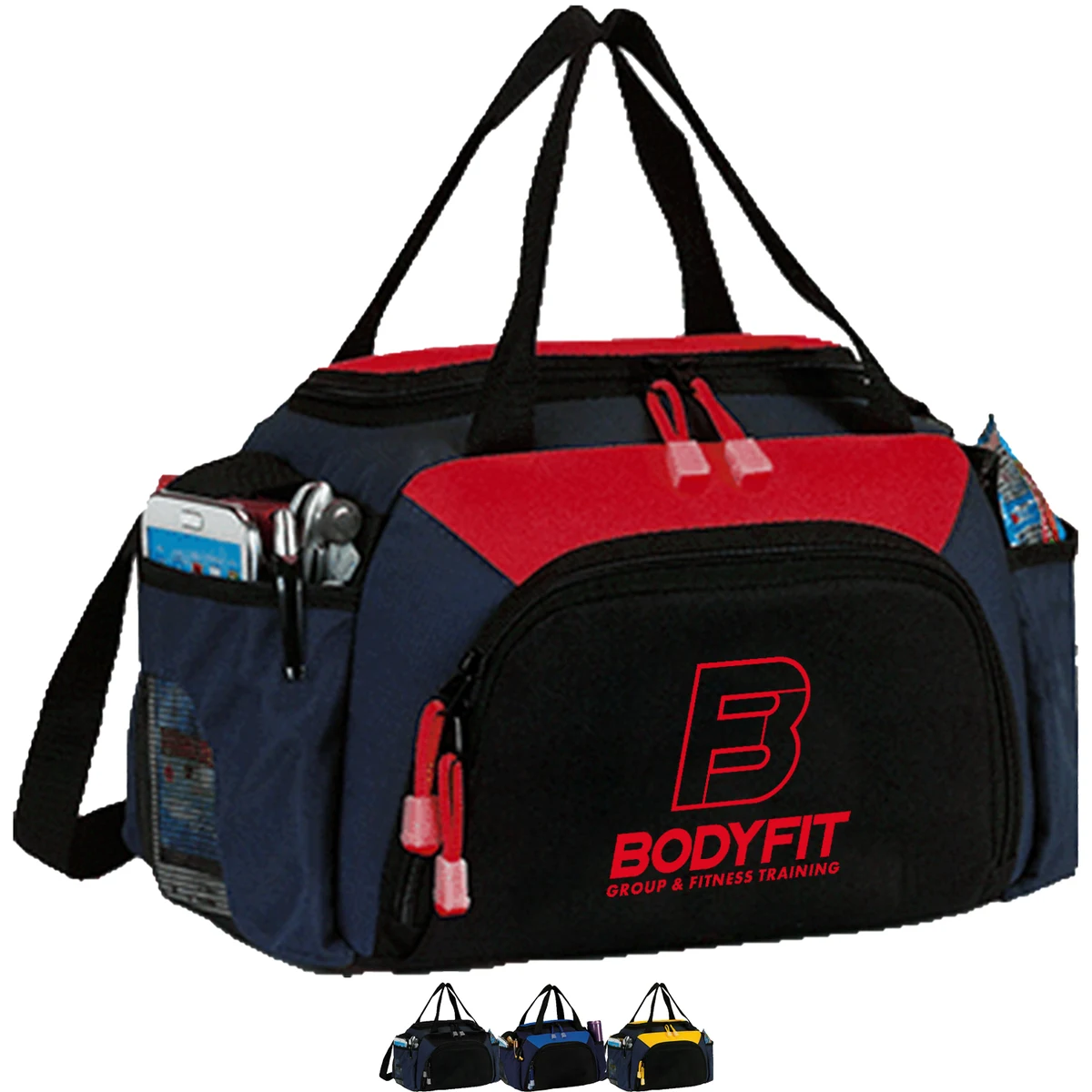 Premium Insulated 8 Pack Duffle Cooler Bag w/ Multiple Pockets (11" x 7" x 6.5") 1