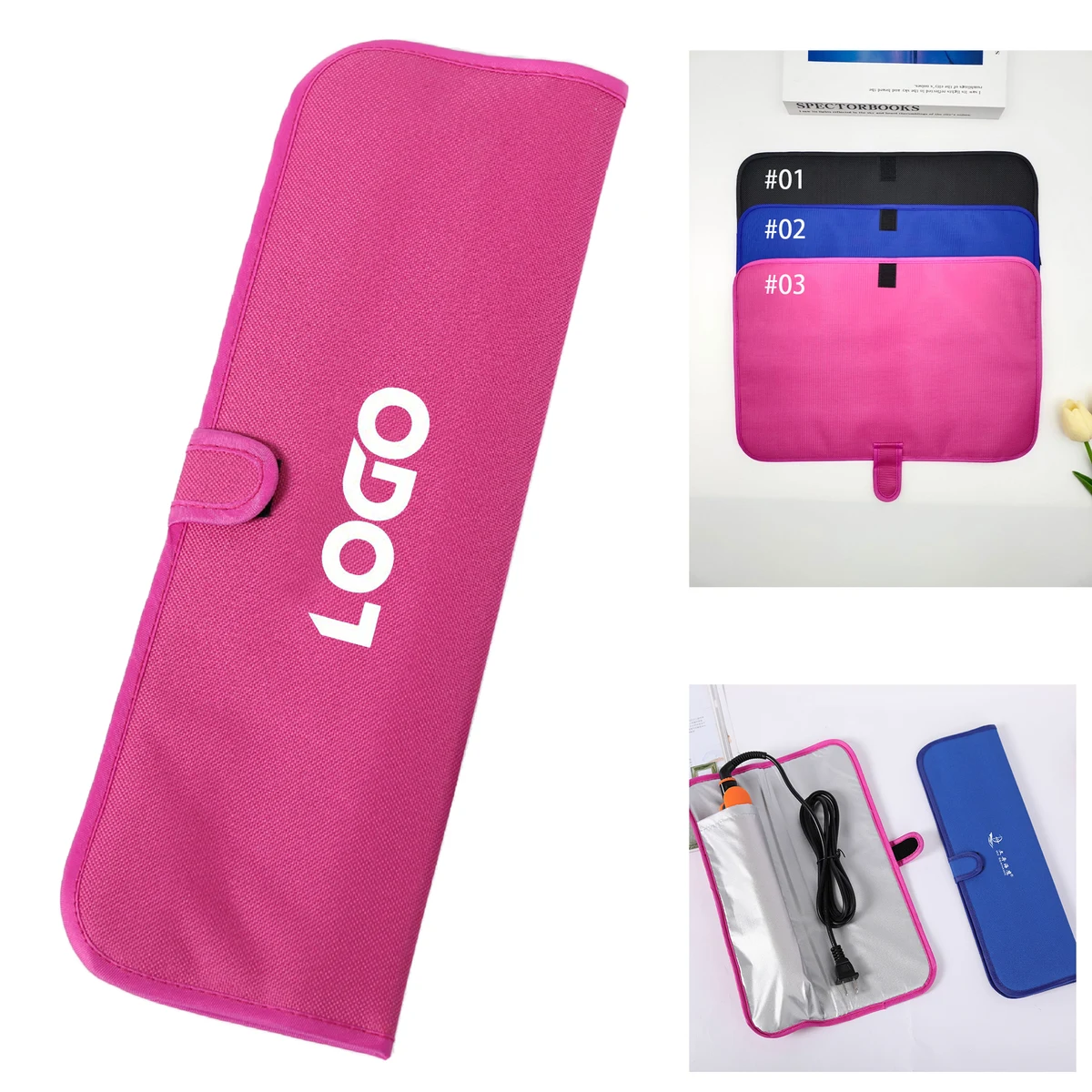 Flat Iron Heat Resistant Pouch 1