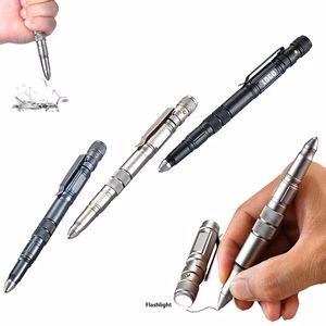 Tactical Pen With LED Flashlight