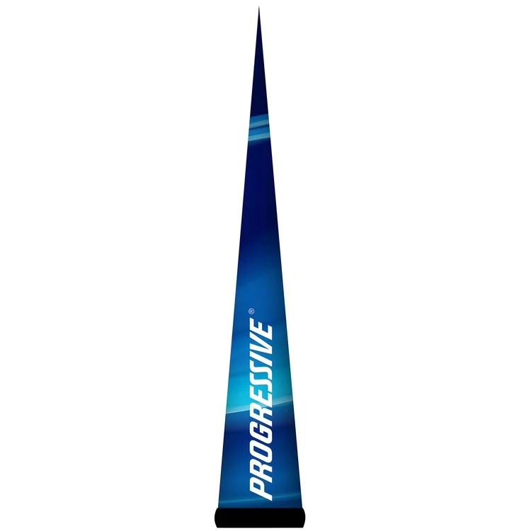 AirePin™ LED Inflatable Column, Cones_Blue Progressive insurance - 7.5'H 1