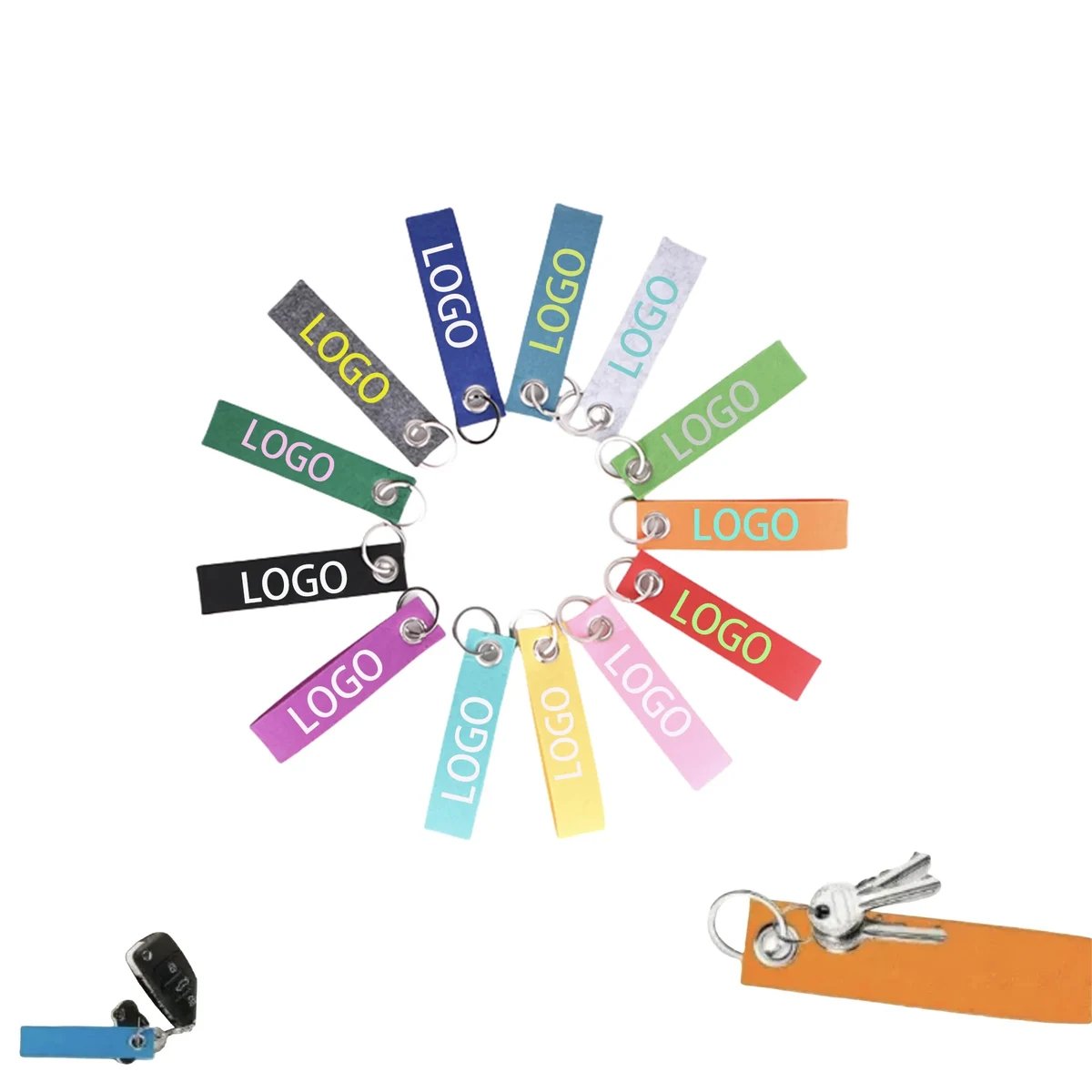 Silicone Bracelet Keyring 1